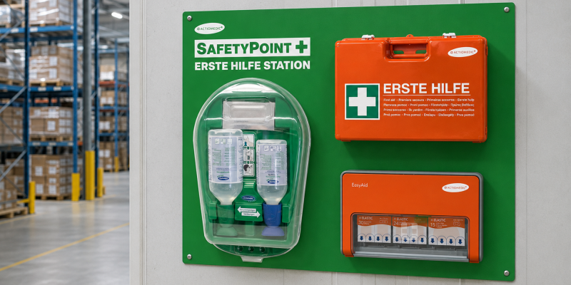Erste Hilfe Station im Betrieb - 