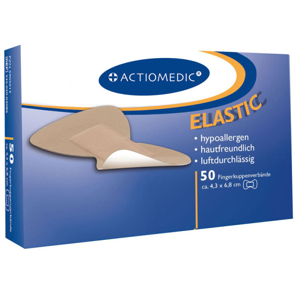 ACTIOMEDIC&reg; ELASTIC Fingerkuppenverband, Pack &agrave; 50 St&uuml;ck