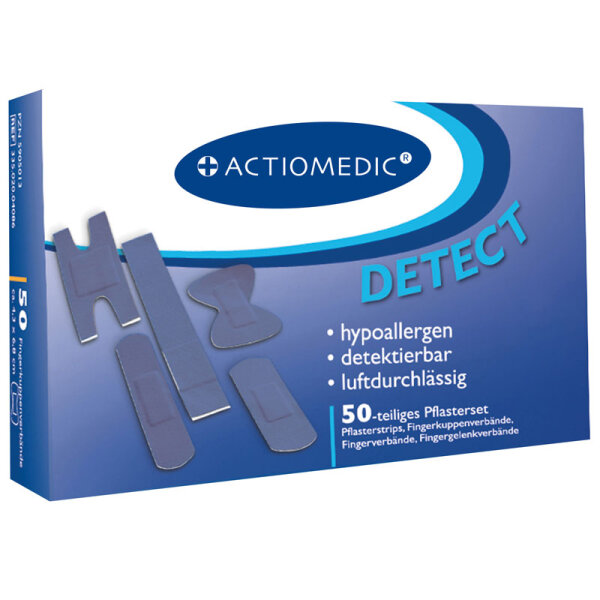 ACTIOMEDIC&reg; DETECT + ELASTIC Pflasterset, 50-tlg.