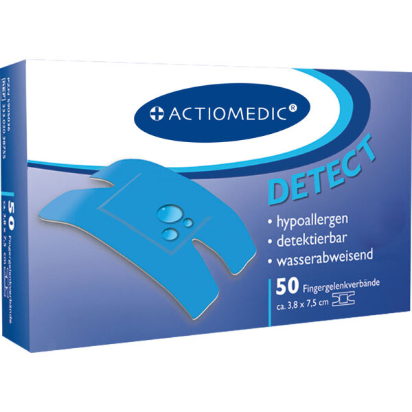 ACTIOMEDIC&reg; DETECT + AQUATIC Fingergelenkverband, Pack &agrave; 50 St&uuml;ck