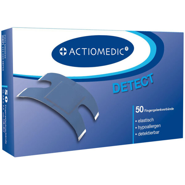 ACTIOMEDIC&reg; DETECT + ELASTIC Fingergelenkverband, Pack &agrave; 50 St&uuml;ck