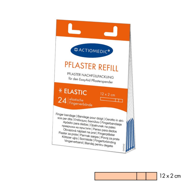 EasyAid Refill Strips 12 x 2 cm ELASTIC