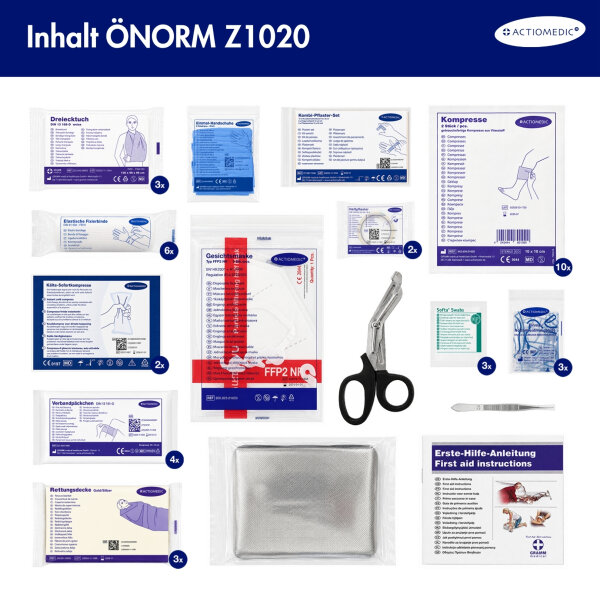 Verbandkoffer &Ouml;NORM Z1020:2025