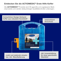 Verbandkoffer OFFICE DIN 13 157:2021, blau