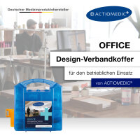 Verbandkoffer OFFICE DIN 13 157:2021, blau