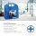 Verbandkoffer OFFICE DIN 13 157:2021, blau