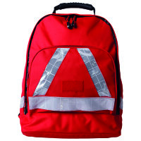Notfall-Rucksack SMALL-WaterStop - DIN 13 157, rot